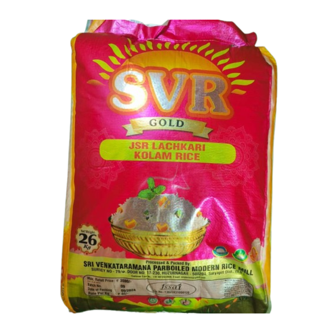 SVR Gold JSR Lachkari Kolam Rice SVR Gold JSR Lachkari Kolam Rice